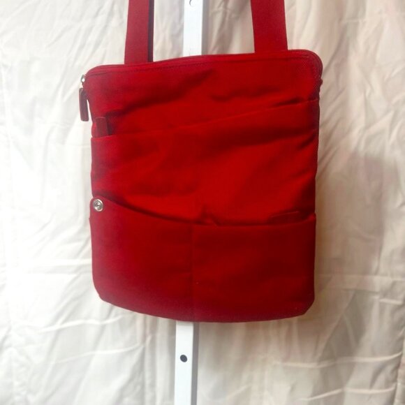 Nava Nylon Crossbody Bag in Red - Picture 1 of 7